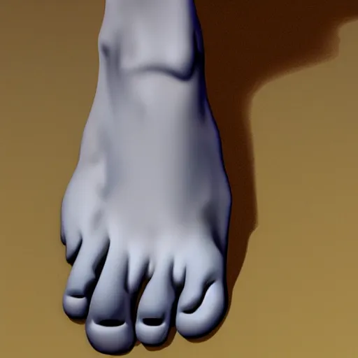 Image similar to a human foot but every toe is a dog, digital art, realistic, artstation