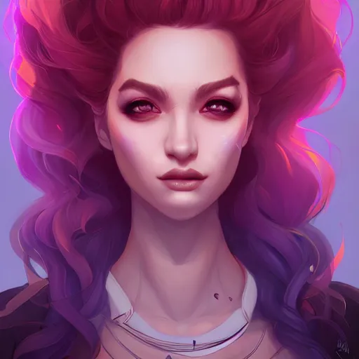 Image similar to a portrait of a beautiful rockstar, art by lois van baarle and loish and ross tran and rossdraws and sam yang and samdoesarts and artgerm, digital art, highly detailed, intricate, sharp focus, Trending on Artstation HQ, deviantart, unreal engine 5, 4K UHD image