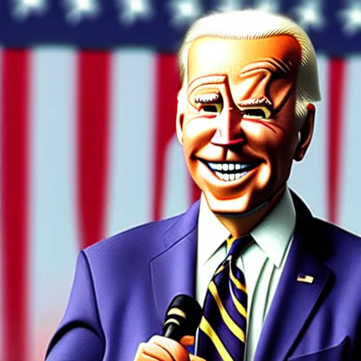 Image similar to Joe Biden as a Pixar character