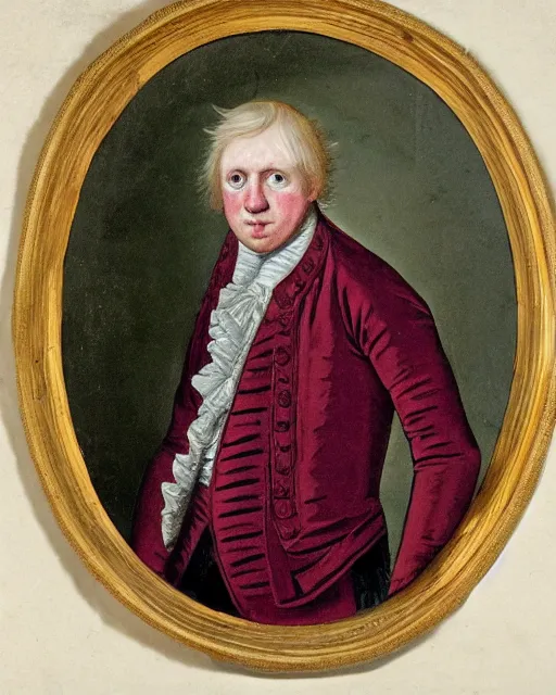 Image similar to a 1 7 0 0 s portrait of boris johnson