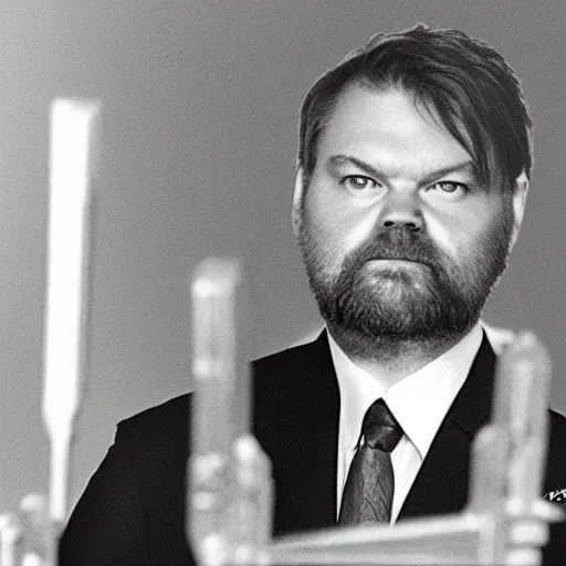 Prompt: photo of Chet Faliszek as the new ruler of the world