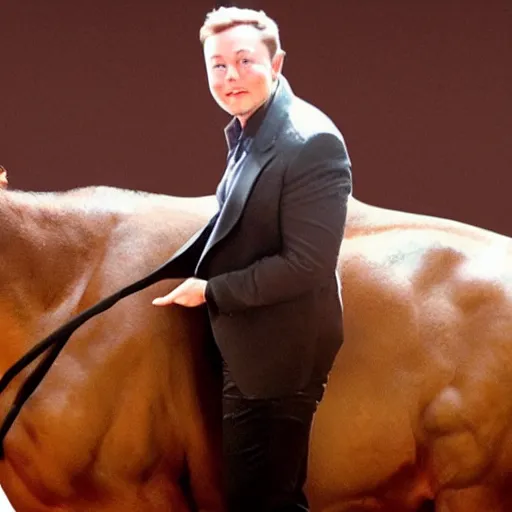 Prompt: centaur Elon Musk