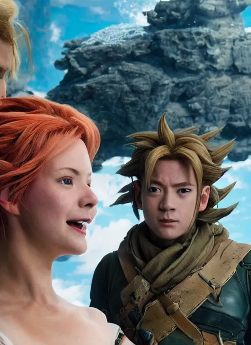 Image similar to epic cinematic still of live action chrono trigger movie, 8 k, 8 5 mm