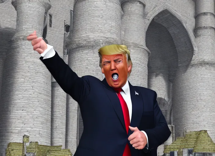 Image similar to donald trump in stormwind