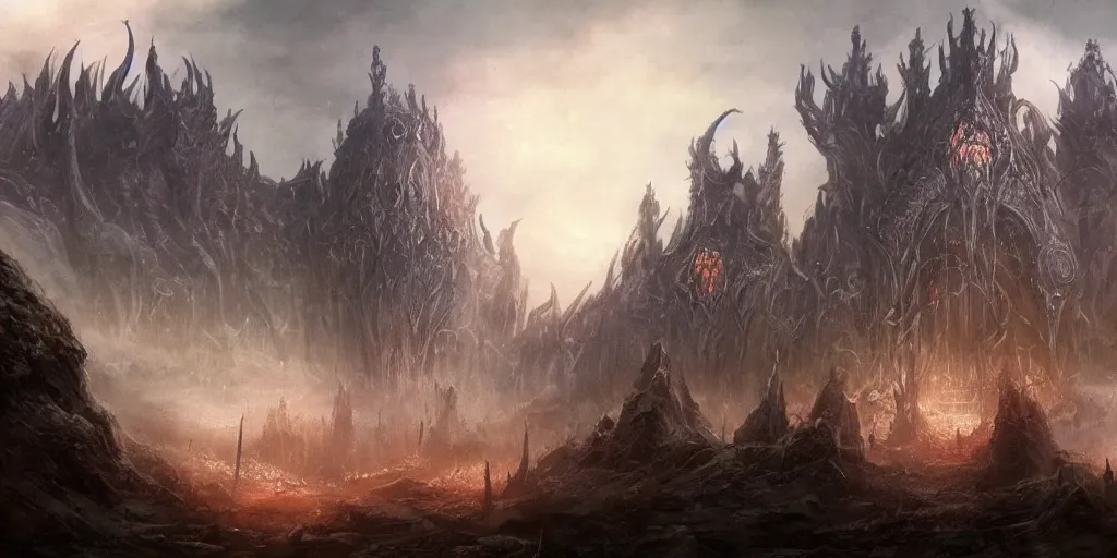 Image similar to world of elden ring concept art