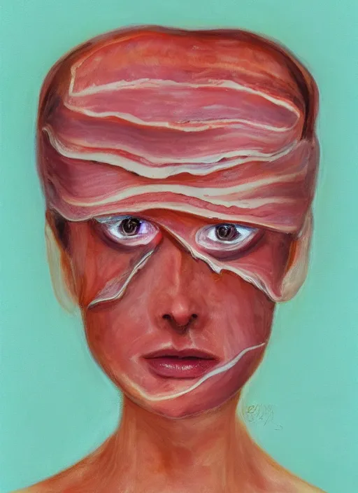 Image similar to portrait of a stunningly beautiful eye, 🥓, style sheet