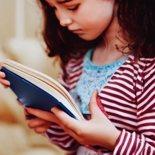 Image similar to pov of girl reading a book