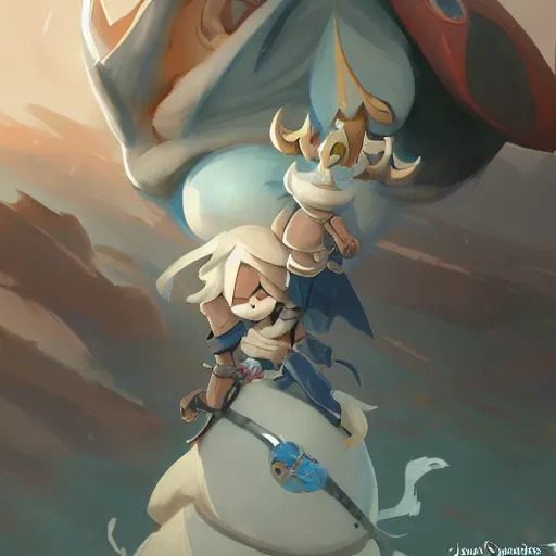 Prompt: Dofus fanart from dofus online , by Stanley Artgerm Lau, WLOP, Rossdraws, James Jean, Andrei Riabovitchev, Marc Simonetti, Yoshitaka Amano, ArtStation, CGSociety,