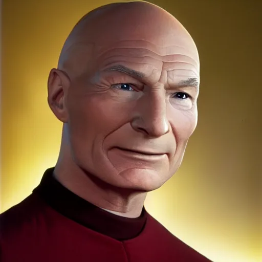 Image similar to captain picard, high detail, high definition,