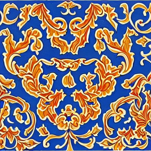 Prompt: rogaland rosemaling