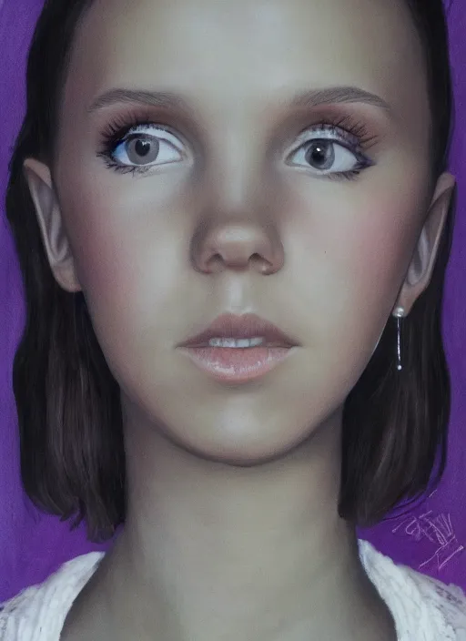 Image similar to Portrait of Millie Bobby Brown