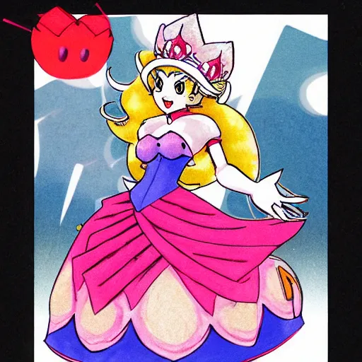 Image similar to princess peach, by ken sugimori