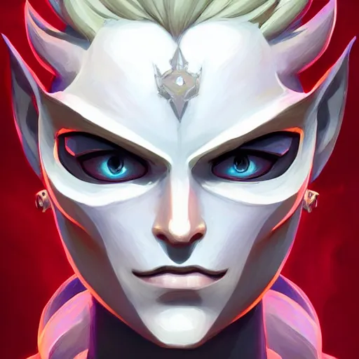 Prompt: face icon stylized minimalist, handsome snow elf with albino skin, ornate silver armour, androgynous, frosty demeanor, loftis, cory behance hd by jesper ejsing, by rhads, makoto shinkai and lois van baarle, ilya kuvshinov, rossdraws global illumination