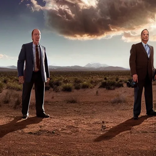 Image similar to the ending of better call saul