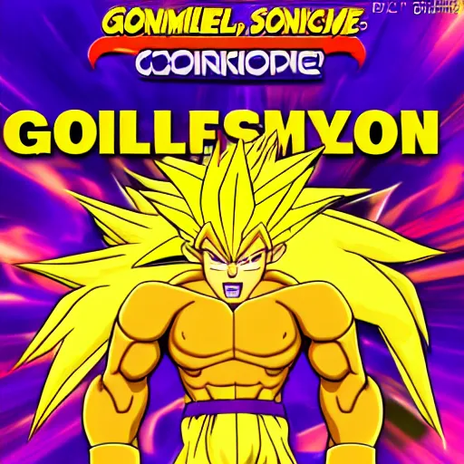Dragon Ball Super Son Goten Super Saiyan Golden Cosplay Wig
