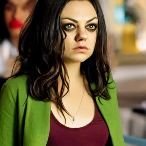 Image similar to Mila Kunis as The Joker