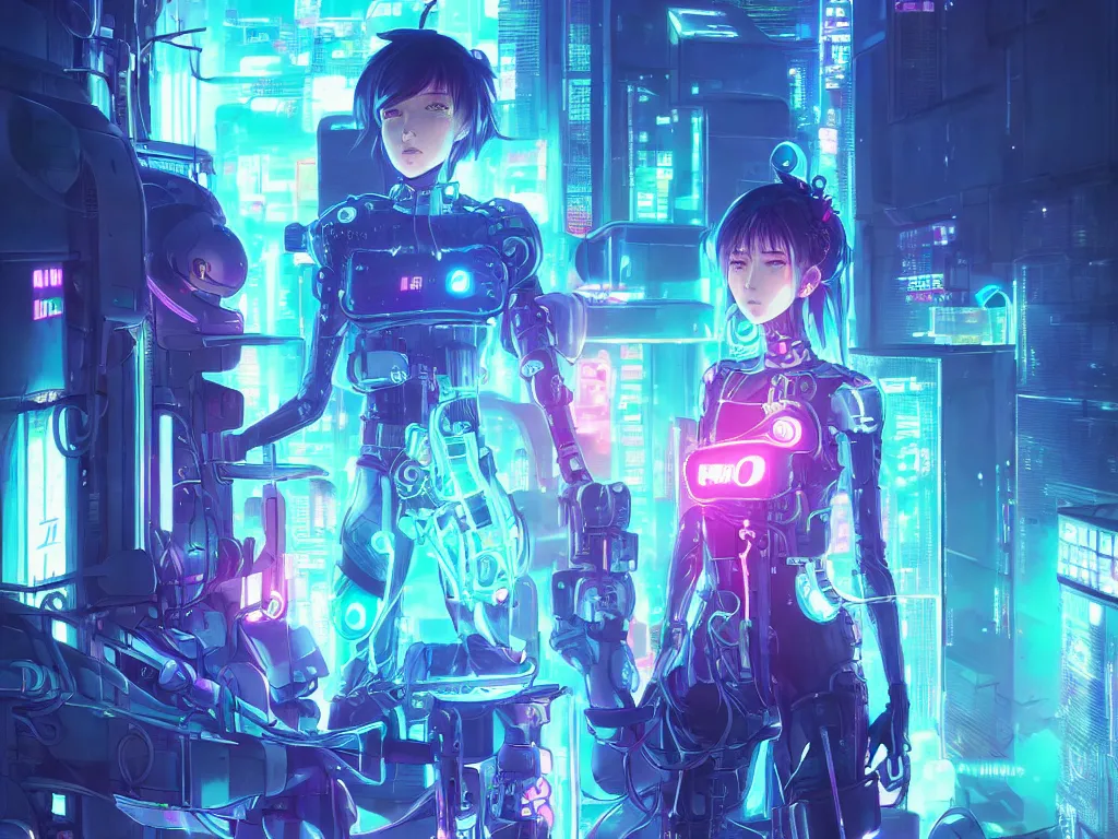 Prompt: portrait anime visual futuristic female cyber police, on cyberpunk neon light tokyo rooftop, ssci - fi and fantasy, intricate and very beautiful, human structure, concept art, sharp focus, anime by simon stalenhag and rossdraws and magali villeneuve and liya nikorov and luxearte, frostine engine