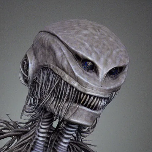 Prompt: an unkempt alien, detailed photograph