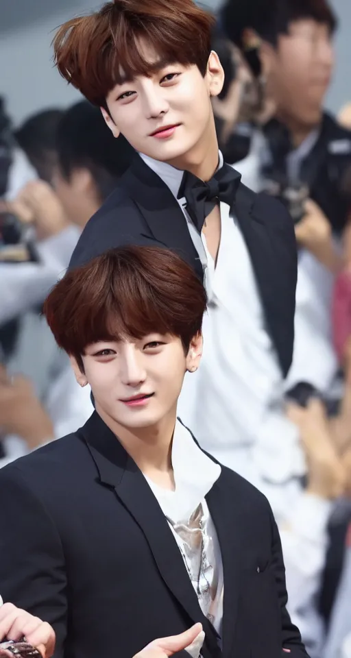 Image similar to jungkook, sakimichan, 4 k