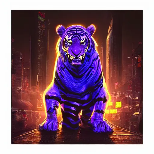 Image similar to a beautfiul award winning commission portrait of an anthro tiger in the neon cyberpunk city at night,wearing a leather jacket,glow effect,detailed face,photorealistic,character design by charles bowater,ross tran,deviantart,artstation,digital art,hyperdetailed,realistoc,western comic style,vfx,dramatic