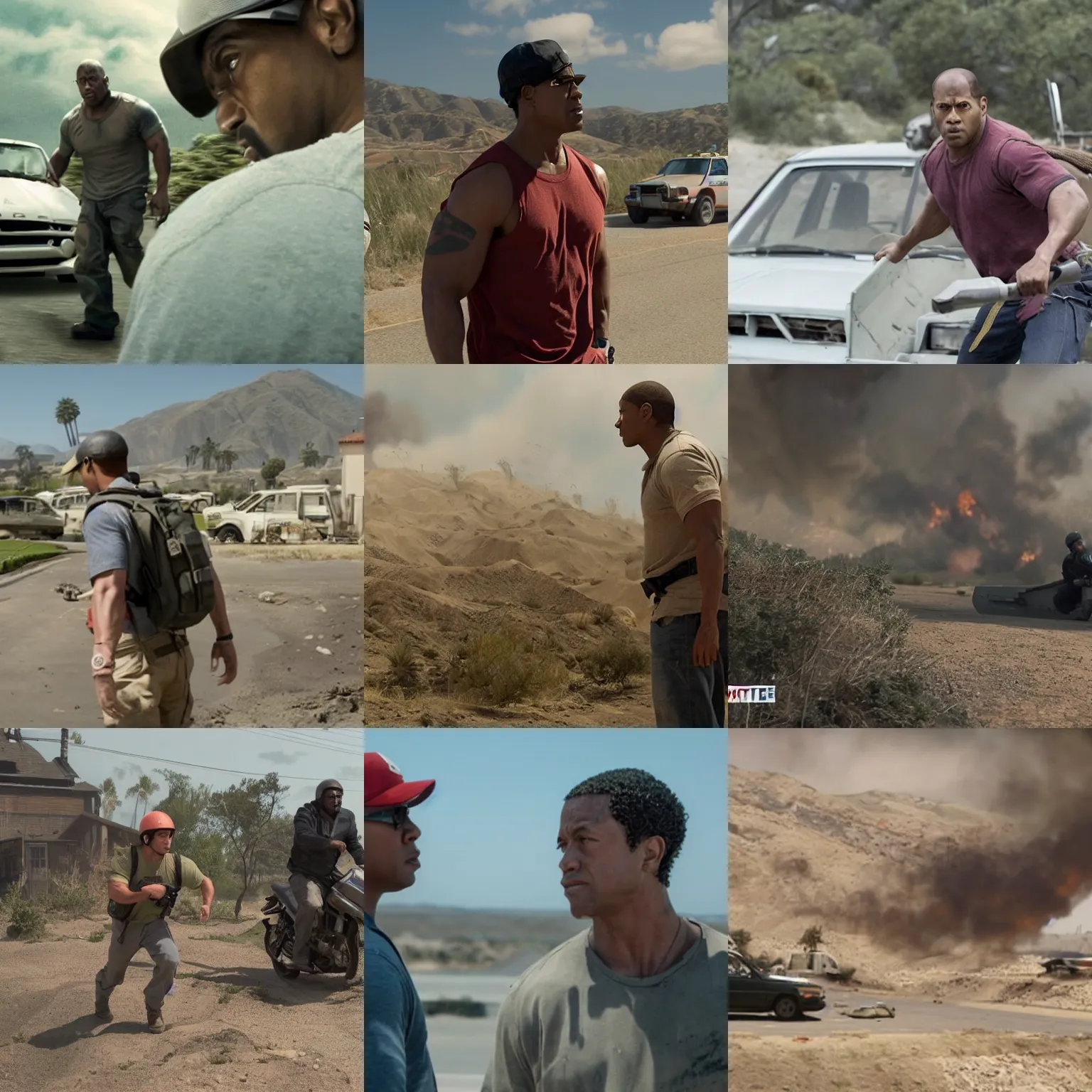 Prompt: a film still from san andreas ( 2 0 1 5 )