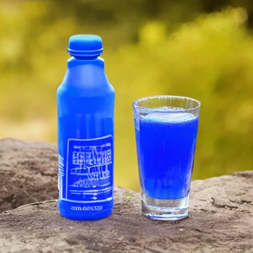 Image similar to an electric blue gatorade