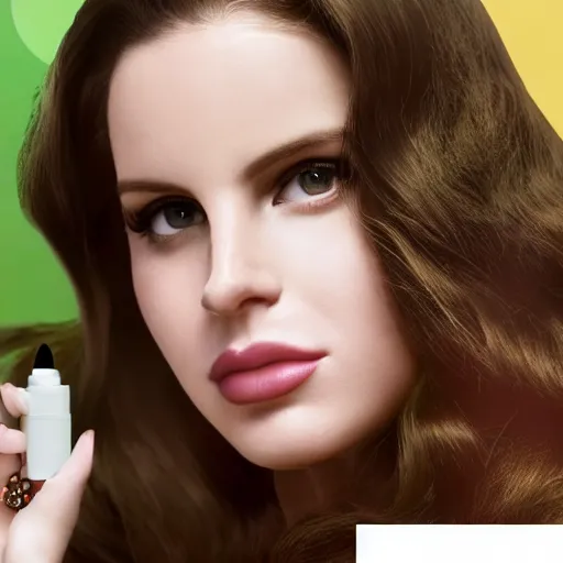 Image similar to Lana del rey in a hand cream commercial, photorealistic, detailed, studio