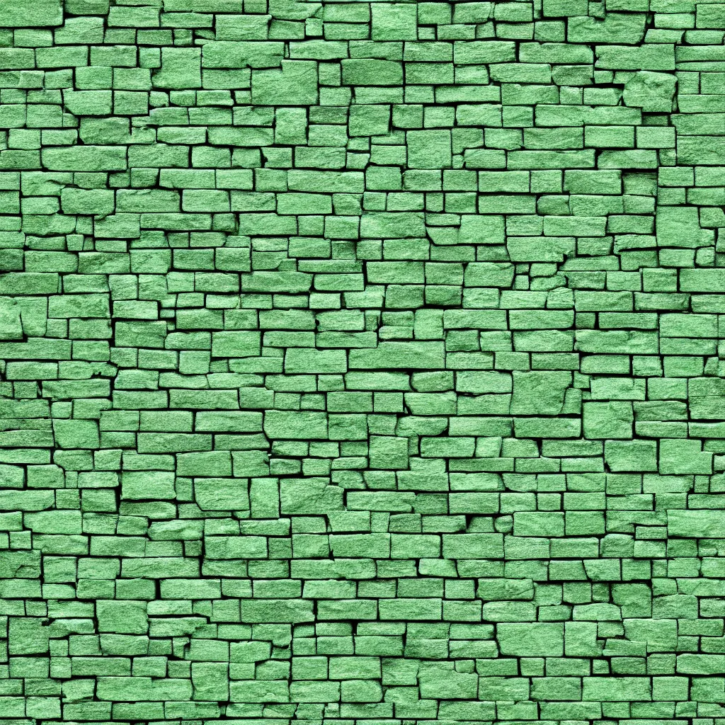 Prompt: green brick texture, 4k