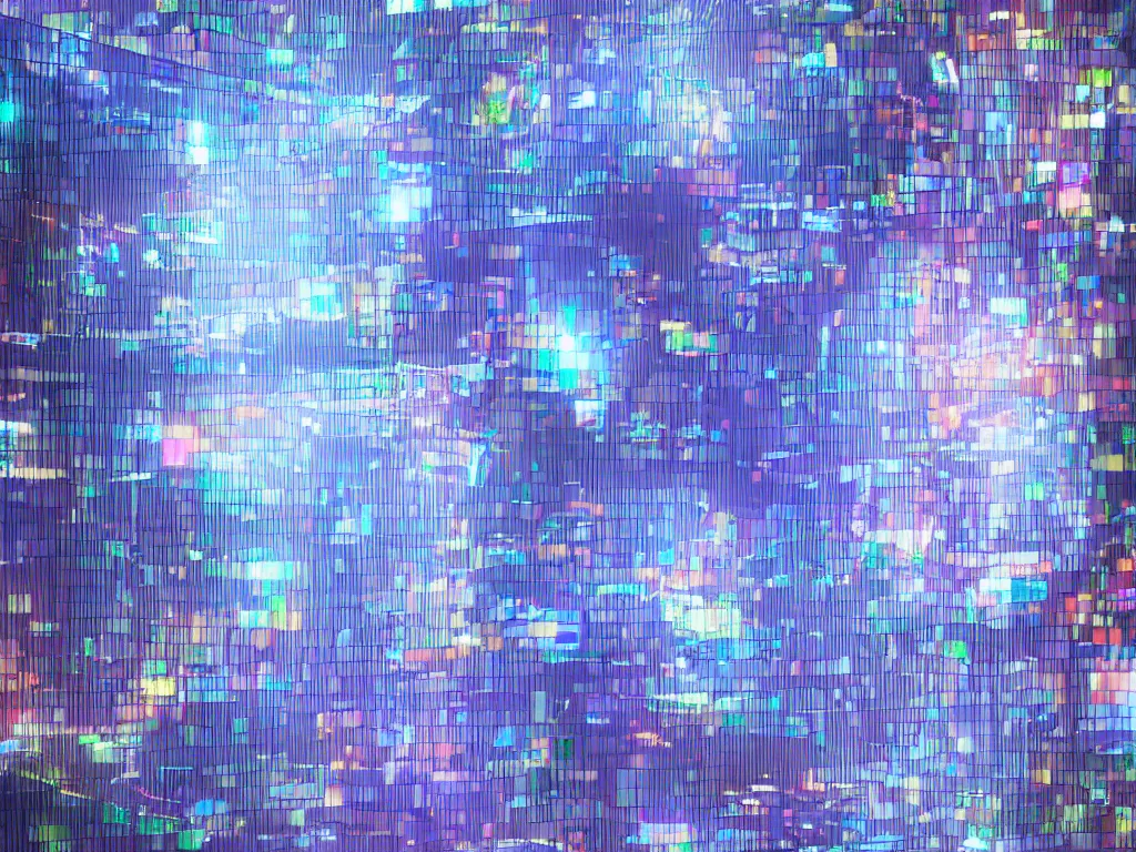 Prompt: large layers of overlapping translucent cyberscreens projecting beautiful varied reference sheets, floating translucent graphics, perfect lighting pixel sorting