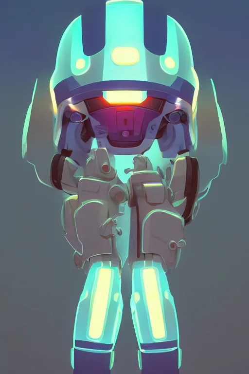 Image similar to metabots medabots medarotto medarot robot minimalist comics helmet mask neon cybereye, behance hd by jesper ejsing, by rhads, makoto shinkai and lois van baarle, ilya kuvshinov, rossdraws global illumination ray tracing hdr radiating a glowing aura