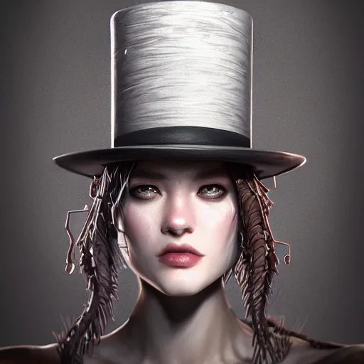 Image similar to top hat full of spiders, ultra realistic, concept art, intricate details, eerie, highly detailed, photorealistic, octane render, 8k, unreal engine, art by artgerm and Blaz Porenta