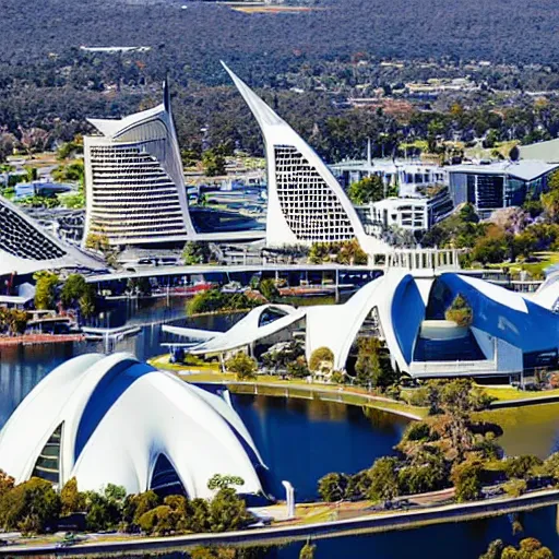 Prompt: Canberra in 2070