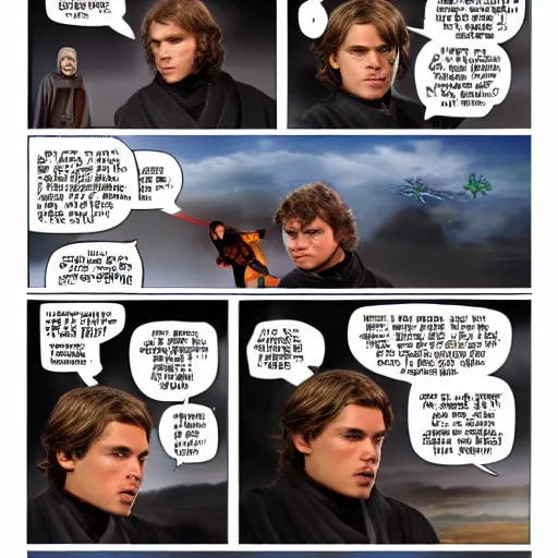Image similar to anakin skywalker wins the high ground