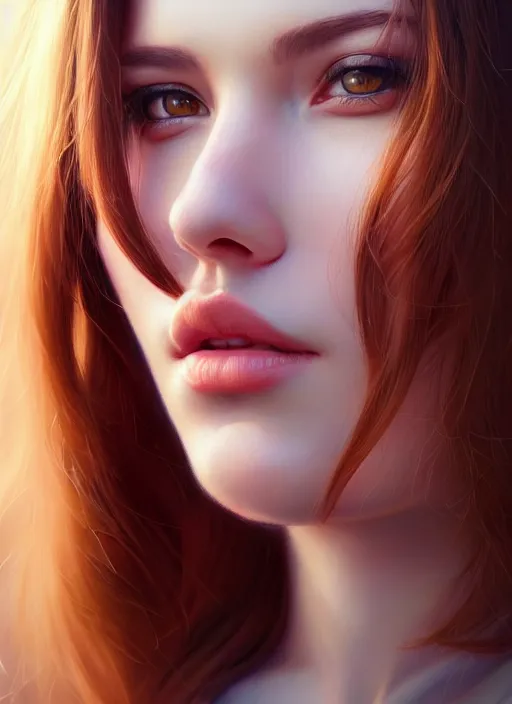 Image similar to photo of a gorgeous young woman in the style of stefan kostic, realistic, sharp focus, 8 k high definition, insanely detailed, intricate, elegant, art by stanley lau and artgerm