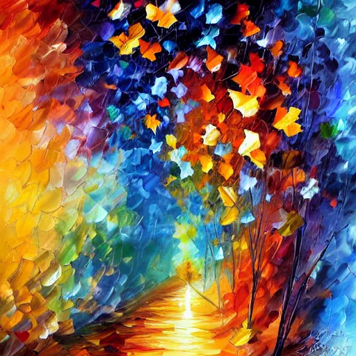 Prompt: Fractal Artwork by Missy Gainer, deviantart, style of Leonid Afremov