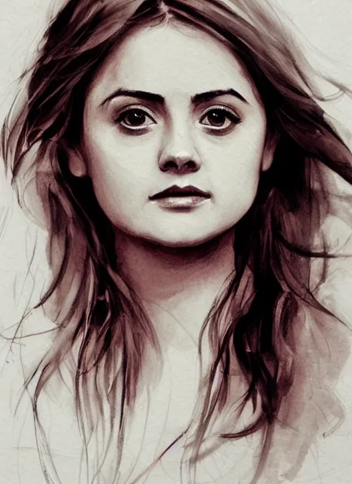 Image similar to jenna coleman by agnes cecile