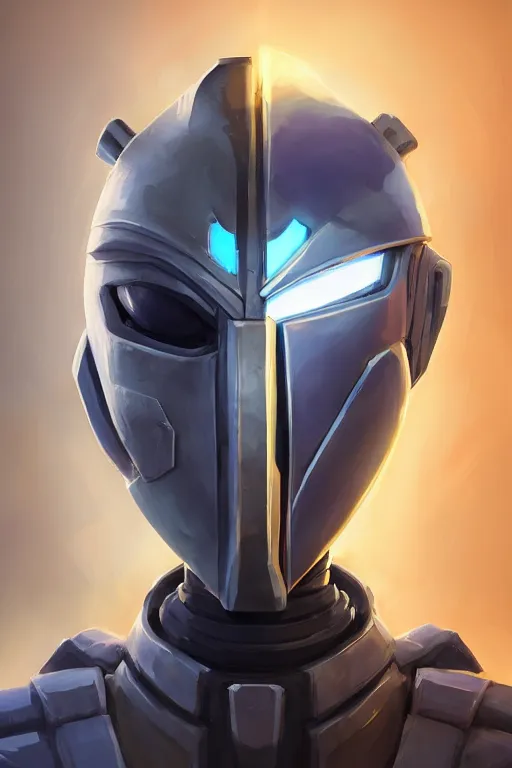 Image similar to epic mask helmet robot ninja portrait stylized as fornite style game design fanart by concept artist gervasio canda, behance hd by jesper ejsing, by rhads, makoto shinkai and lois van baarle, ilya kuvshinov, rossdraws global illumination radiating a glowing aura global illumination ray tracing hdr render in unreal engine 5