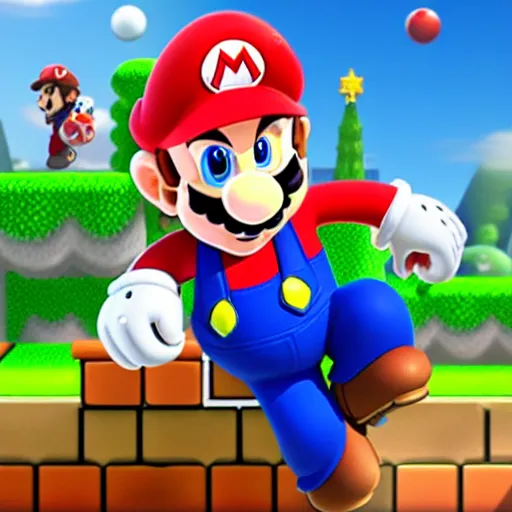 Image similar to mario but better