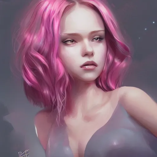 Prompt: hot petite teen girl, full body, pink hair, gorgeous, amazing, darkness aura brooding from her body, elegant, intricate, highly detailed, digital painting, artstation, concept art, sharp focus, illustration, art by Ross tran