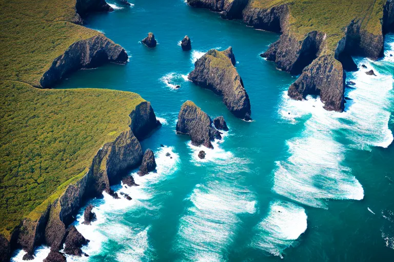 Image similar to imax aerial view of coast