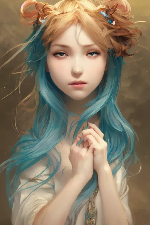 Prompt: beautiful, miku, final fantsy, digital painting, portrait , cinematic lighting, highly detailed, artstation, concept art, illustration, smooth, sharp focus, editor's pickup, trending on artstation, trending on deviantart, alphonse mucha, WLOP