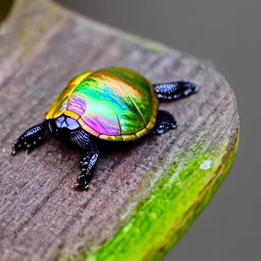 Image similar to turtle iridiscent beetle 🪲 hybrid