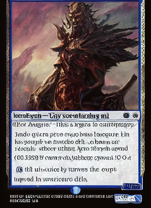 Image similar to magic the gathering card, 4 k, ultra high detailed