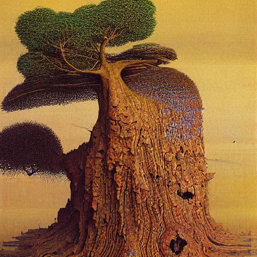 Image similar to 1 9 7 0's hovering psychedlic country height retriever liquor cedar tree copper, by benoit b. mandelbrot and beksinski and albrecht durer, smooth, detailed painting, abstract