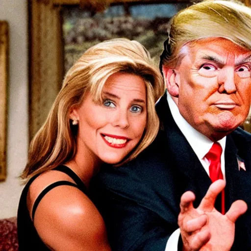 Image similar to donald trump in a 9 0 s sitcom