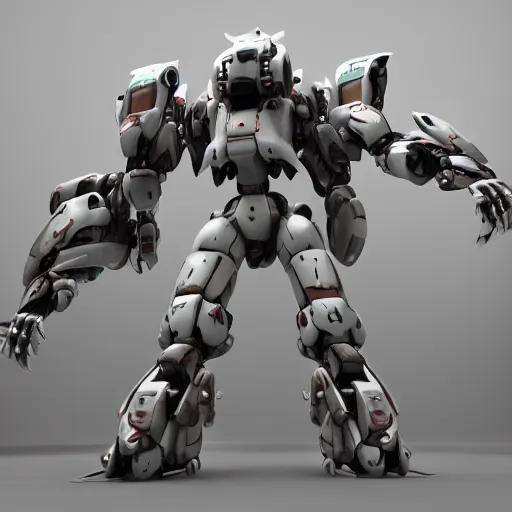 Prompt: ghost mecha, mecha suit, futuristic, octane render