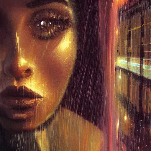 Image similar to detailed face of a woman, clockwork, moment, tectonic sky, skydome, bullet train, turbines, utopian, tech noir, wet reflections, prism, atmospheric, ambient, pj crook, syd mead, livia prima, artgerm, greg rutkowski, nick alm, casey baugh