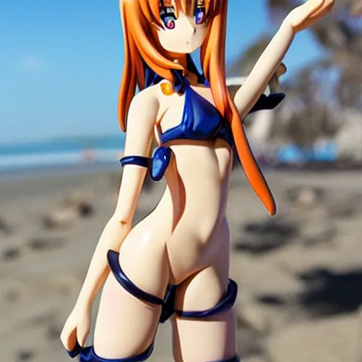 Image similar to anime pvc figure by good - smile, beach girl