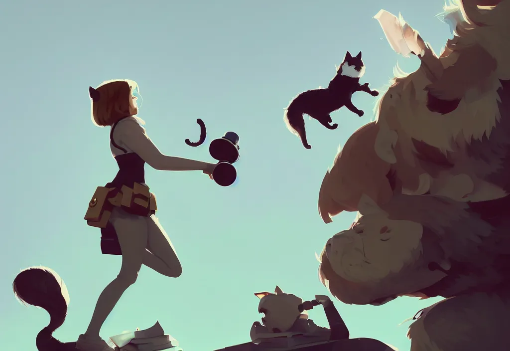 Image similar to joe biden and emma watson as catgirl, epic debates, presidental elections candidates, cnn, fox news, fantasy, by atey ghailan, by greg rutkowski, by greg tocchini, by james gilleard, by joe gb fenton, dynamic lighting, gradient light green, brown, blonde cream, salad and white colors in scheme, grunge aesthetic