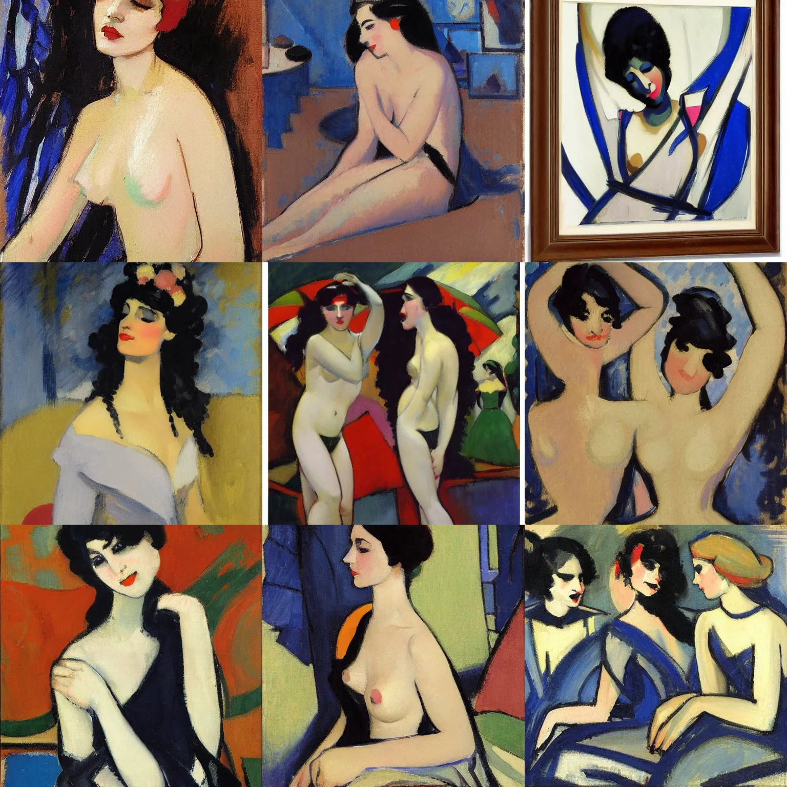 Prompt: an artwork by john duncan fergusson